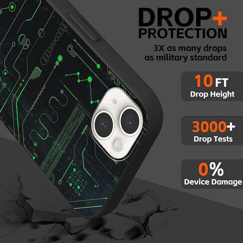 حافظة هاتف مصممة لهاتف iPhone 15 Pro، حافظة هاتف Eagle، غطاء حماية ناعم مضاد للصدمات للنساء والفتيات، حافظة هاتف نحيفة مضادة للخدش لهاتف iPhone 15 Pro 6.1 بوصة in Kuwait