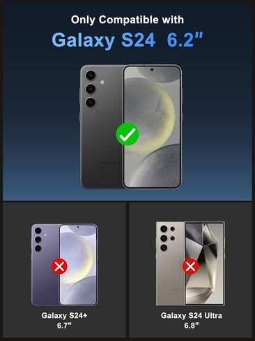 Vihibii for Samsung Galaxy S24 Ultra Case with Card Holder (4 Cards) & Slide Camera Cover & Kickstand, Shockproof Rugged Hard Back & TPU Soft Edge Wallet Case for Galaxy S24 Ultra 5G 6.8" 2024, Black in Saudi Arabia