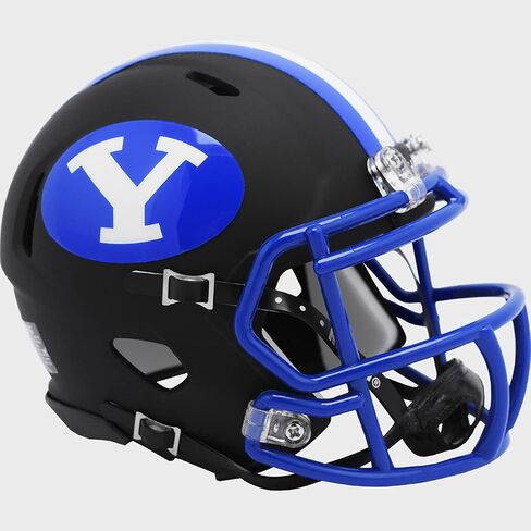 Riddell NCAA Brigham Young Cougars Matte Black Speed Mini Football Helmet in Saudi Arabia