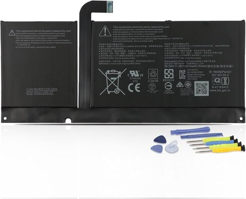 ZTHY DYNC01 96BTA016H 96BTA015H Battery Replacement for Microsoft Surface Pro 8 1983 1982 Series Tablet 11.38V 50.2Wh 4414mAh with Tools in Saudi Arabia