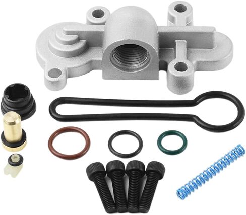 6.0L Blue Spring Kit Upgrade Fuel Pressure Regulator Kit Replacement # 𝟗𝟎𝟒-𝟐𝟑𝟗 𝟑𝐂𝟑𝐙-𝟗𝐓𝟓𝟏𝟕-𝐀𝐆 𝟑𝐂𝟑𝐙𝟗𝐓𝟓𝟏𝟕𝐀𝐆 Fit 2003-2007 Excursion F250 F350 F450 F550 in Saudi Arabia