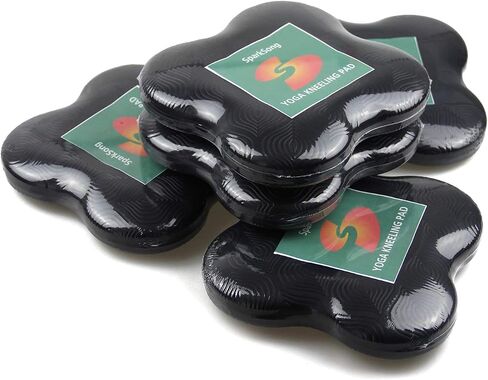Yoga Knee Pad Support for Yoga and Pilates Excercise, Cushion for Knees,Elbow and Head（ 2 packs） (Black) in Saudi Arabia