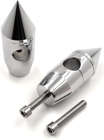 HTTMT MT030-005-1"- 1'' inch Spike Handlebar Risers Compatible with Harley Cruisers Choppers Metrics Victory CHROMED in Kuwait