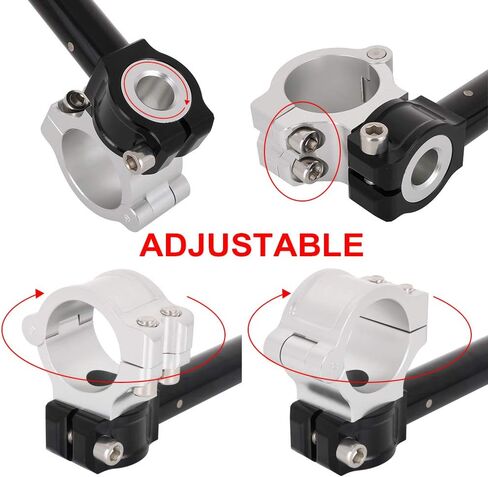 دراجة نارية كليب على 7/8 "المقاود 37 مللي متر شوكة أنبوب مقود CNC العالمي لمعظم مقهى المتسابق دراجة نارية الشارع الرياضة الدراجة in Saudi Arabia