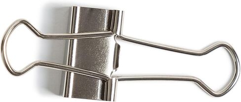 U Brands Small Binder Clips, Metallic Silver, Office Organization Supplies, 19mm, 72 Count in Saudi Arabia