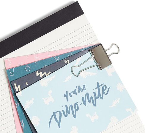 U Brands Small Binder Clips, Metallic Silver, Office Organization Supplies, 19mm, 72 Count in Kuwait