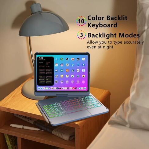 MMK for iPad Air 11 inch & Air 5th/ 4th Generation Case with Keyboard in Kuwait