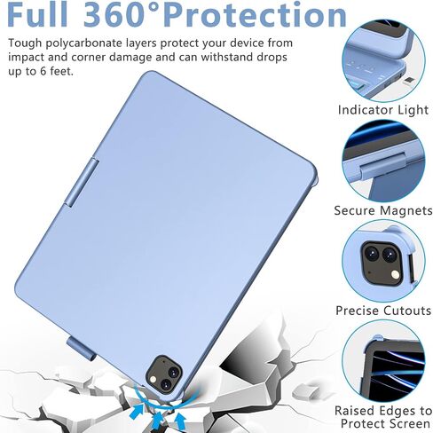 MMK for iPad Air 11 inch & Air 5th/ 4th Generation Case with Keyboard in Kuwait