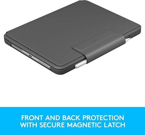Logitech Slim Folio Pro Backlit Bluetooth Keyboard Case for iPad Pro 11-inch (1st, 2nd, 3rd, 4th gen - 2018, 2020, 2021, 2022) - Graphite (Renewed) in Saudi Arabia