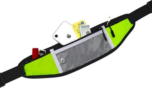 الرياضة فاني حزمة LED تشغيل حزام الخصر حقيبة الأمان متوهجة حزام للرجال والنساء USB قابلة للشحن تضيء اللياقة البدنية والجري والعتاد لحامل الهاتف الركض حزام الجيب in Kuwait