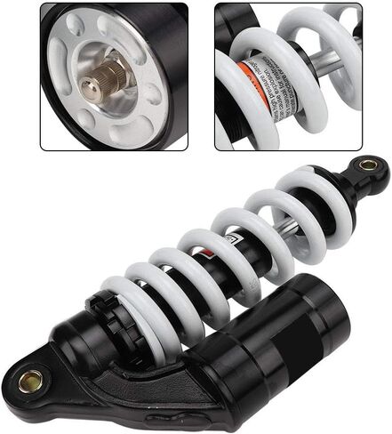 Motorcycle Shock-Shocks Absorber Strut 280mm 980lbs Struts Spring Assembly HD Rear Shock Damper Shocker Suspension Pit Pit Bike Rear Shock in Saudi Arabia