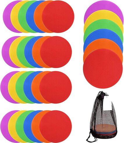 علامات بقعة من الفينيل مقاس 9 بوصة، علامات رشاقة مطاطية غير قابلة للانزلاق ونقاط أرضية مسطحة على شكل مخاريط in Kuwait