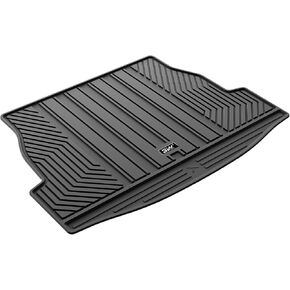 3W Floor Mats&Cargo Liner Fit Toyota RAV4 2019-2025 (Not for Hybrid or Prime) TPE All Weather Custom Fit Floor Liner for Toyota RAV 4 1st and 2nd Row Full Set Car Mats and Trunk Mat, Black