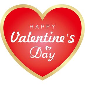 Happy Valentines Day Stickers Valentines Stickers 2 Inch Valentines Day Stickers 60Pcs Valentines Design from Label Stickers for Envelope Seal Card Valentines Day Decorations (Round)