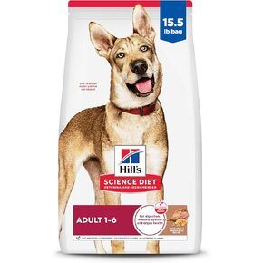 Hill's Science Diet Adult 1-6, Adult 1-6 Premium Nutrition, Dry Dog Food, Salmon & Brown Rice, 33 lb Bag