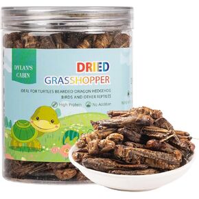 Dylan's cabin Dried Whole Fish - Natural High Protein for Reptiles Turtles, Terrapins and Large Tropical Amphibian Pet Food(156G)