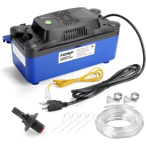 1/26 HP 137 GPH Condensate Pump for HVAC with 20 FT Tube and 2pcs Check Valve, 115V/230V Automatic Condensate Removal Pump with Safety Switch, ETL Certified, for Air Conditioner, Coolers, Dehumidifier