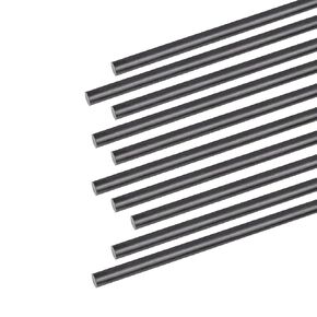 1.5mm Carbon Fiber Rod for RC Airplane DIY Craft Matte Pole Length 400mm 15.7 inch 10Pcs