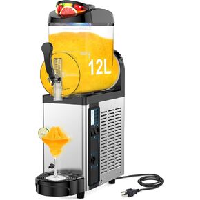 Shaved Ice Machine, Electric Snow Cone Maker, Commercial Ice Crusher with Stainless Steel Blade & 40L Slushie Storage Bin, Restaurants Kitchen, Bars, Summer Party