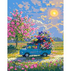 stnckic Valentine's Day Paint by Number kit for Adults, Love Paint by Numbers,abstractPaint by Numbers Kits Suitable for Home Wall Decoration 16x20 Inch