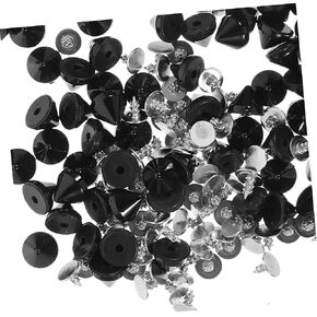 100pcs Punk Rivets Crafting DIY Studs Clothing Rivets Rivet Kit Clothing Spike Clothing Rivet Spike Rivet Charms Spike Craft Clothing Punk Spikes Punk Studs Spikes for Clothing