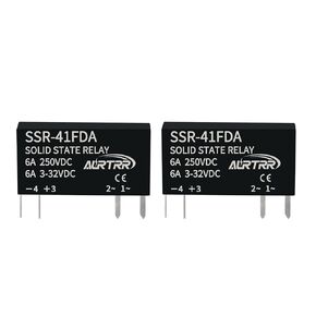 (2pcs) Solid State Relay 1a,dc SSR din Rail,Input:3-32Vdc,Output:5-60Vdc,41Fdd,Signal Relay,Non-Contact Relay,Mini,Slim 12V 5V 3v 3.3V Ac dc-dc,Board