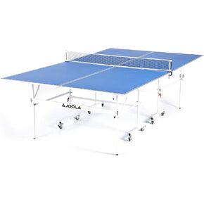 JOOLA Indoor 15mm Ping Pong Table with Quick Clamp Ping Pong Net Set - Single Player Playback Mode - Regulation Size Table Tennis Table - Compact Storage Ping Pong Table in Kuwait