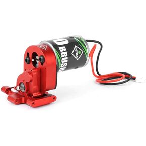 FCX18 ترقيات محرك 34T 370 صندوق تروس نقل المحرك مع لوحة تركيب علبة التروس لـ FMS FCX18 Parts 1/18 RC Crawler