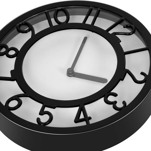 Small Wall Clocks for Living Room,8 Inch Modern Wall Clock Battery Operated,Non Ticking Silent Wall Clock for Bedroom,Office,Kitchen,Farmhouse,White in Saudi Arabia