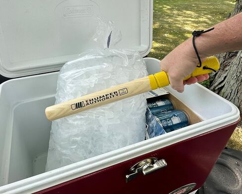 Thumper Authority Hickory Tire Thumper (Textured Grip Safety Yellow 14") in Saudi Arabia