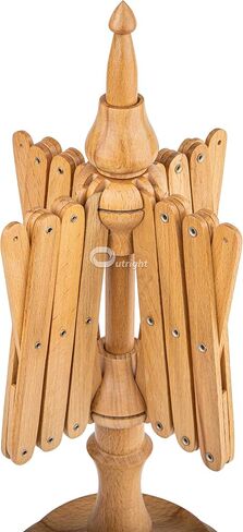Outright Wooden Yarn Winder Large - Wooden Yarn Ball Winder for Knitting and Crocheting - Large Capacity Yarn Spinner Roller, Easy to Set Up, Portable, Stable - Best Yarn Cake Winder for Your Projects in Kuwait