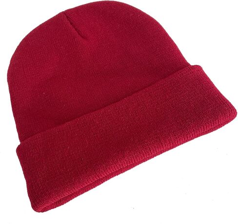 NPQQUAN 2 Packs Unisex Beanie Hats for Men Women Winter Knit Beanies Black+DarkBeige in Saudi Arabia