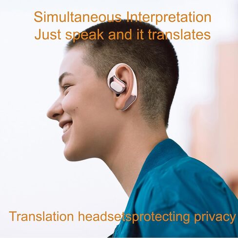 GoBudsGo Language Translator Earbuds 3 - in - 1 AI Translator Earbuds, HD Sound, 60 H Long Battery, Translating Earbuds Real Time Two-Way, Translation Earbuds Ideal for Travel/Business/Learning in Kuwait