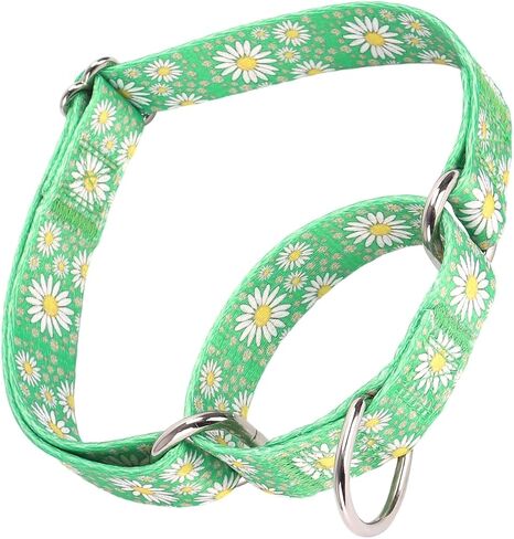 Serijoars Martingale Collar for Dogs, No-Slip Escape Proof Choke No Pull Cinch Soft Nylon Dog Training Collars Adjustable for Medium Large Breed Pet Dogs (Purple, L) in Kuwait