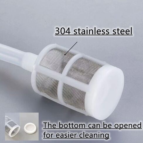 Hose Connection Filter,Spray Internal Filter,Fish Tank Water Pump Suction Strainer,Removable,Tea Set,Fish Tank,Water Pump,Industrial Equipment(12 Packs) (Size:1/2''inch (12MM)) in Saudi Arabia