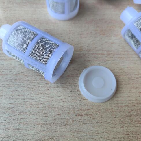 Hose Connection Filter,Spray Internal Filter,Fish Tank Water Pump Suction Strainer,Removable,Tea Set,Fish Tank,Water Pump,Industrial Equipment(12 Packs) (Size:1/2''inch (12MM)) in Saudi Arabia