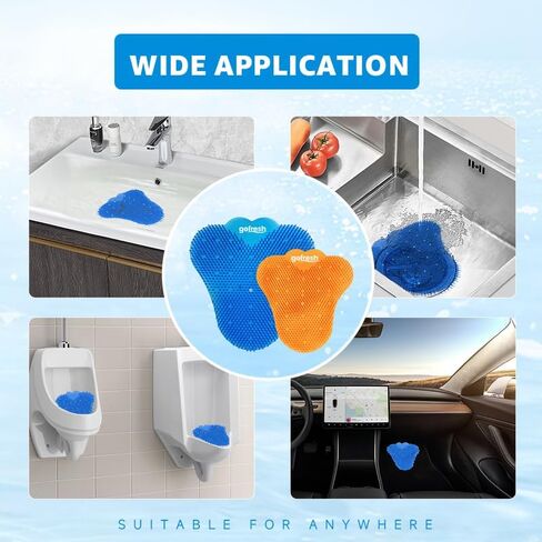 Urinal Screen Deodorizer (5 pack) Premium Long Bristle Anti-Splash 30 Day Odor Protection, One Size Fits All, For Toilet, Bathroom, Office, Restaurant, School, Hotel, Urinal Cake Alternative in Saudi Arabia