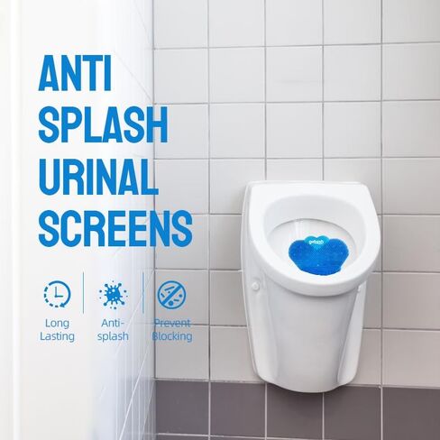 Urinal Screen Deodorizer (5 pack) Premium Long Bristle Anti-Splash 30 Day Odor Protection, One Size Fits All, For Toilet, Bathroom, Office, Restaurant, School, Hotel, Urinal Cake Alternative in Saudi Arabia