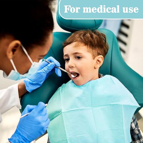 75pcs Dental Bibs Disposable - Disposable Dental Bibs Dentist Tattoo Bibs Pink Dental Bibs for Nails Patient Bibs Pink Towels Tattoo Table Covers Dental Pads Mats Paper Sheets Lash Supplies in Saudi Arabia