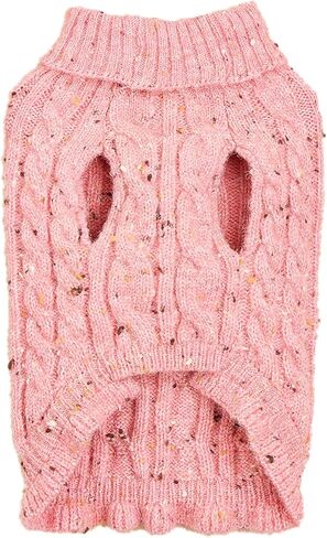 سترة الكلب الكلب الصوفي للكلاب الصغيرة متماسكة ناعمة جرو دافئة ملابس شتاء للحيوانات الأليفة البالوفرات الكلب متماسكة suéter perros (كبيرة ، أرجوانية) in Kuwait