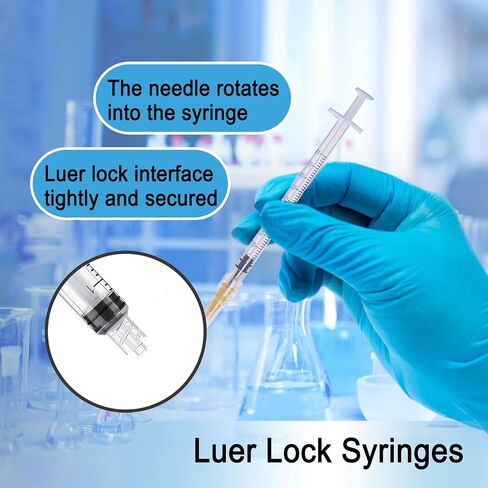 1ml Syringe Without Needle, Syringe for Liquid, Scientific Labs, Measurement, Disposable Individual Package, Pack of 30 in Saudi Arabia