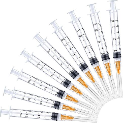 1ml Syringe Without Needle, Syringe for Liquid, Scientific Labs, Measurement, Disposable Individual Package, Pack of 30 in Saudi Arabia