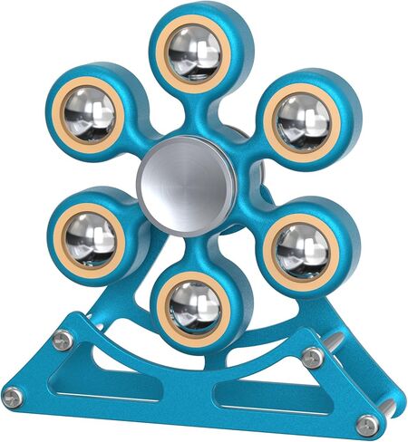 أدوات المكتب ذات الأداء المكتبي لـ Ferris-Wheels-Spinner: 4mins Metal Kinetic-Spinner Cooldgets لعيد الميلاد المنزل ، ADC-Toy ADHD ، هدية تخفيف الإجهاد للطفل للأطفال في سن المراهقة البالغة in Kuwait