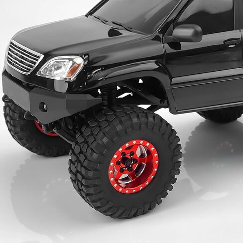 RCHUBAM 1.0" Plus RC Beadlock Wheels TRX4M SCX24 4Pcs Aluminum 1.1" Wheel Rims for 1/18 TRX4M 1/24 SCX24 Gladiator Deadbolt Bronco C10 JLU RC Crawler Car #A (Blue) in Kuwait