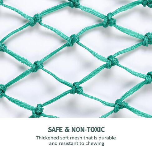 Tackmore Slow Feed Hay Net for Horses 40’’ Hay Bag Horse hay Feeder Net with 2’’ Holes Black in Kuwait