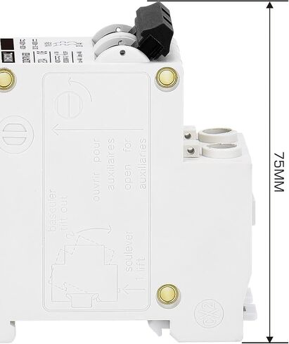 DIHOOL DC Miniature Circuit Breaker, 2-Pole 30 Amp Solar Disconnect Switch, AC DC Universal DIN Rail Mount Circuit Breakers in Saudi Arabia
