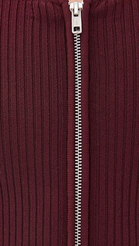 Good American Women's Virgo Rib Zip Front Sweater in Saudi Arabia