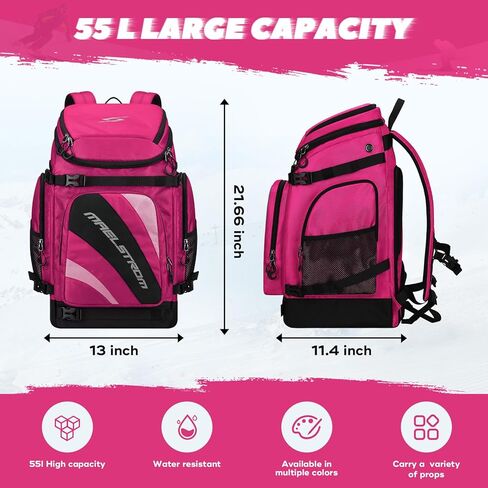Maelstrom Ski Boot Bag,55L Large Ski Boots Travel Backpack for Men Women,Waterproof Snowboard Boot Bag for Skis Accessories in Kuwait