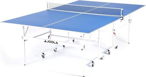 JOOLA Indoor 15mm Ping Pong Table with Quick Clamp Ping Pong Net Set - Single Player Playback Mode - Regulation Size Table Tennis Table - Compact Storage Ping Pong Table in Kuwait