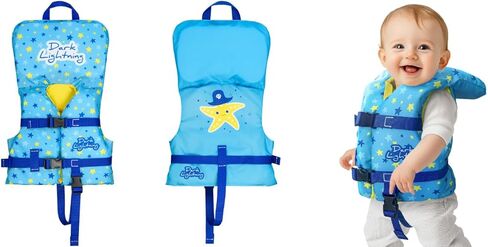 Coast Guard Approved Life Vest Kids/Todder, Baby/Infant Life Jacket 0-30 lbs, Toddler Floaties 20-30 Pounds in Kuwait